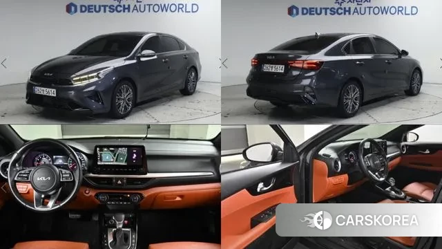 Kia The New K3 2nd generation 2022 Серый из Кореи