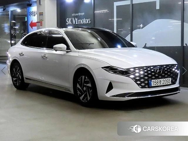 Hyundai The New Grandeur IG Hybrid 2021 Белый из Кореи