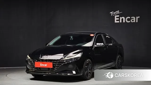 Hyundai Avante (CN7) 2023 Черный из Кореи