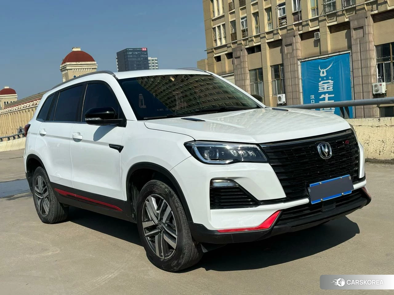 Chang'an CS75 2021 Белый из Китая
