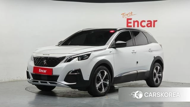 Peugeot 3008 second generation 2021 Белый двухцветный из Кореи