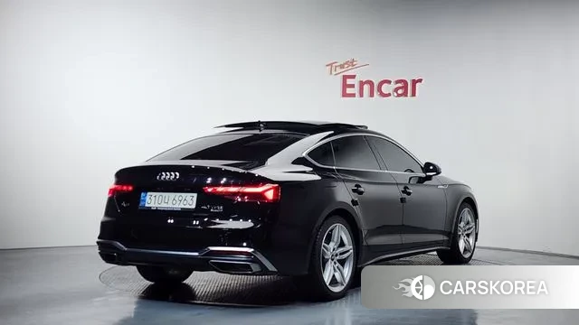 Audi A5 (F5) 2021 Черный из Кореи