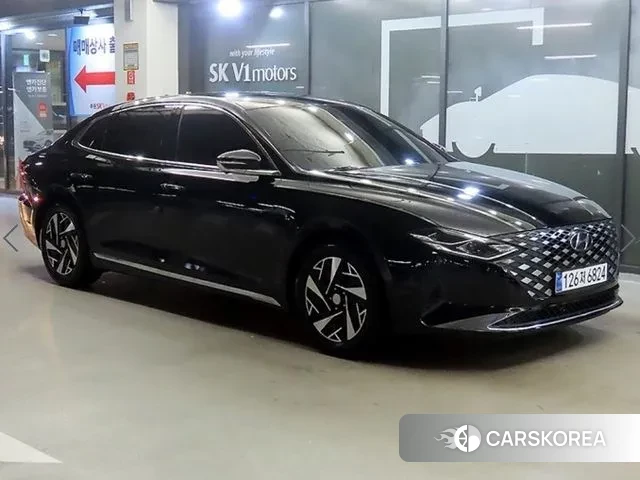 Hyundai The New Grandeur IG Hybrid 2020 Черный из Кореи
