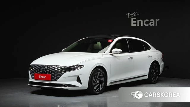 Hyundai The New Grandeur IG Hybrid 2022 Белый из Кореи