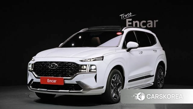 Hyundai The New Santa Fe 2021 Белый из Кореи