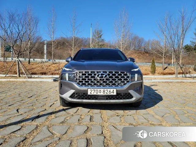 Hyundai The New Santa Fe 2021 Серый из Кореи