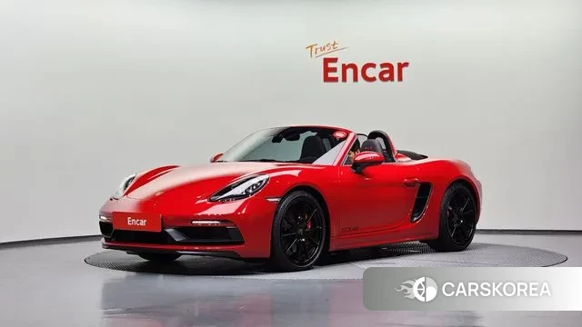 Porsche 718 Boxster 2023 Красный из Кореи