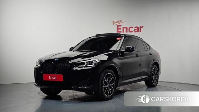 BMW X4 (G02) 2022 Черный из Кореи