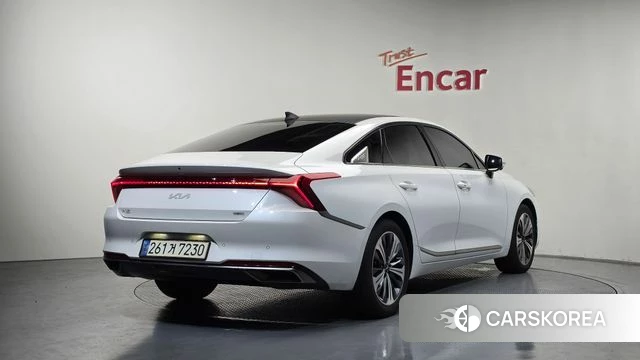 Kia K8 Hybrid 2021 Белый из Кореи