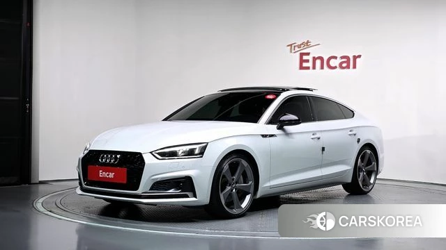 Audi A5 (F5) 2019 Белый из Кореи