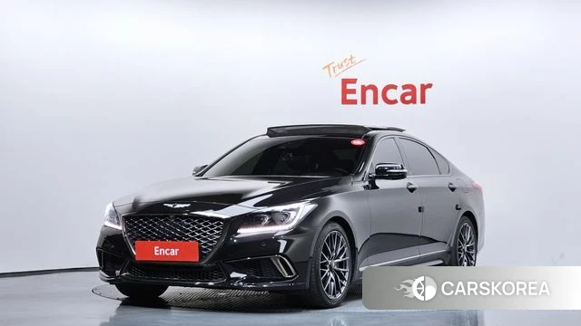 Genesis G80 2018 Черный из Кореи