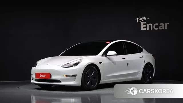 Tesla Model 3 2021 Белый из Кореи