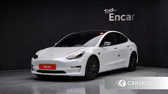 Tesla Model 3 2022 Белый из Кореи