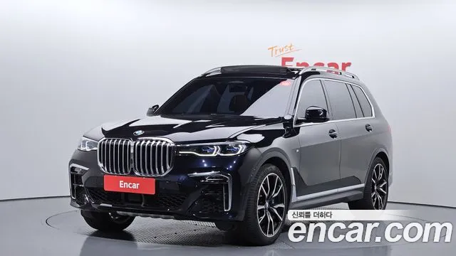 BMW X7 (G07) 2019 Черный из Кореи