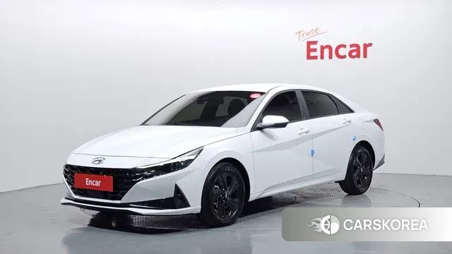 Hyundai Avante (CN7) 2022 Белый из Кореи