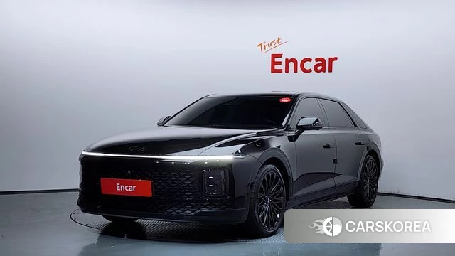Hyundai Grandeur Hybrid (GN7) 2023 Черный из Кореи