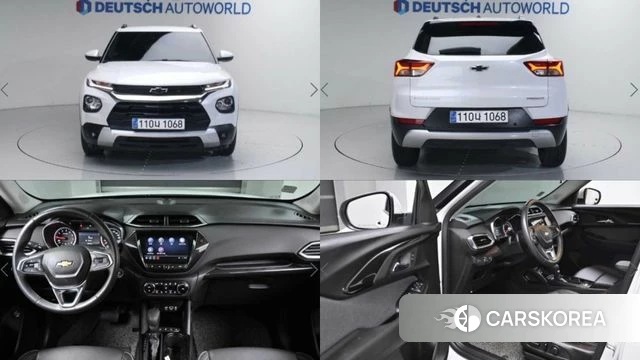 Chevrolet (GM Daewoo) Trailblazer 2021 Белый из Кореи