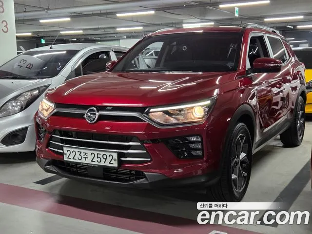 Ssangyong Beautiful Korando 2019 Красный из Кореи