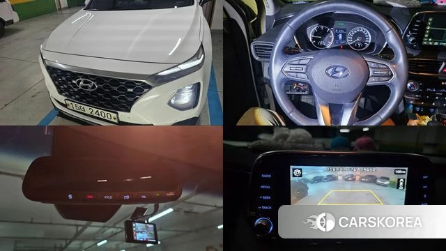 Hyundai Santa Fe TM 2019 Белый из Кореи