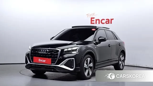 Audi Q2 2023 Черный из Кореи
