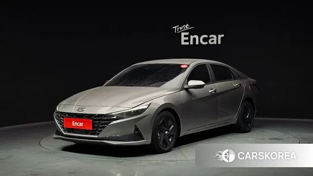 Hyundai Avante Hybrid (CN7) 2021 Серебристо-серый из Кореи