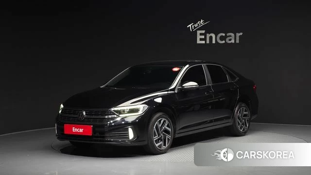 Volkswagen 7th Generation of Jetta 2022 Черный из Кореи