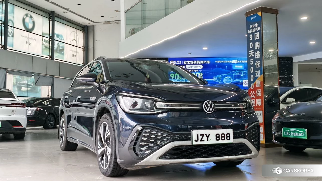Volkswagen ID.6 CROZZ 2021 Синий из Китая