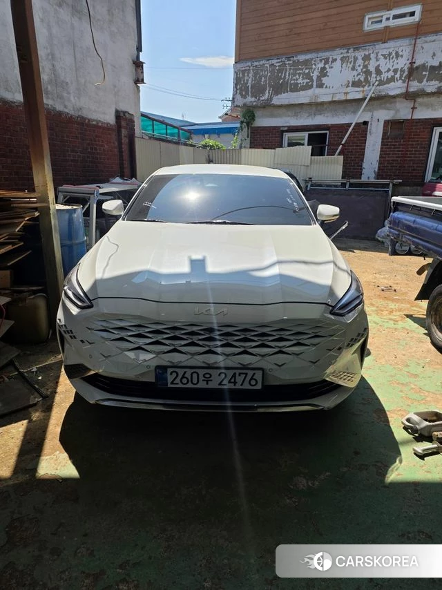 Kia K8 Hybrid 2022 Белый из Кореи