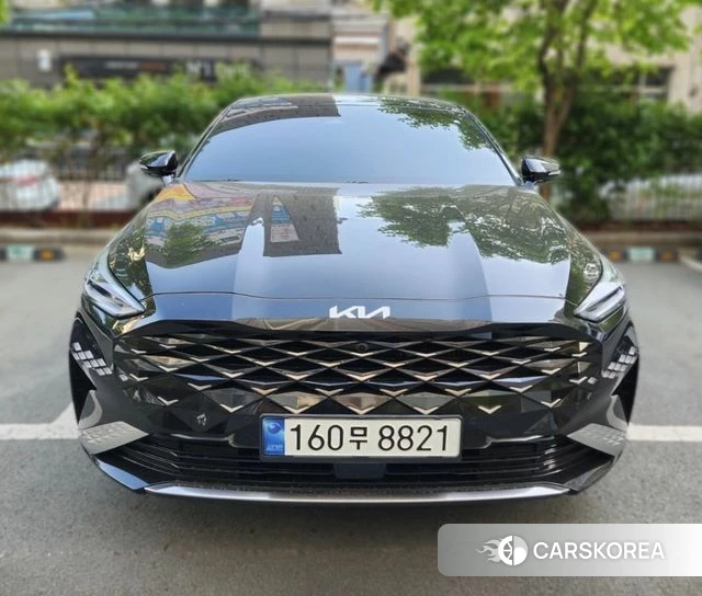 Kia K8 Hybrid 2024 Черный из Кореи