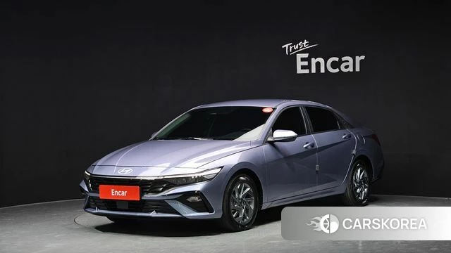 Hyundai The New Avante (CN7) 2024 Небесно-голубой из Кореи
