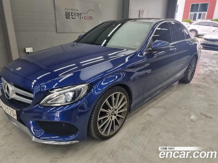 Mercedes-Benz C-Class W205 2018 Синий из Кореи