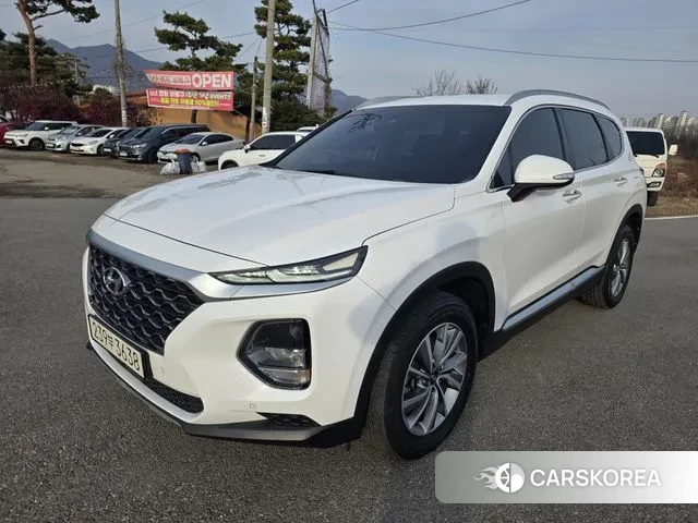 Hyundai Santa Fe TM 2020 Белый из Кореи