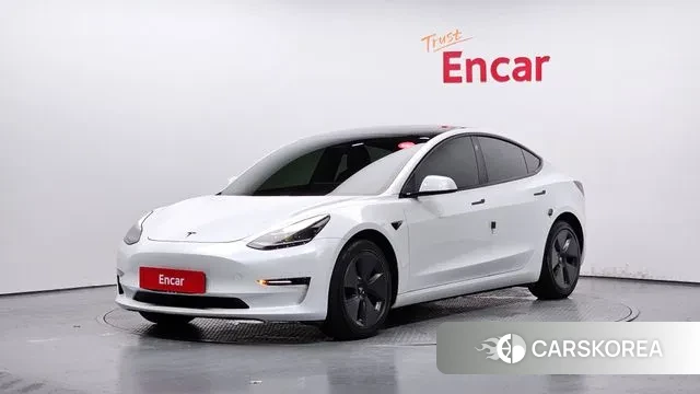 Tesla Model 3 2021 Белый из Кореи