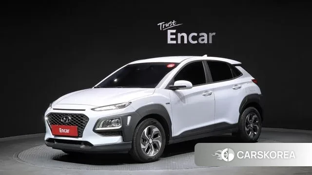 Hyundai Kona Hybrid 2019 Белый из Кореи