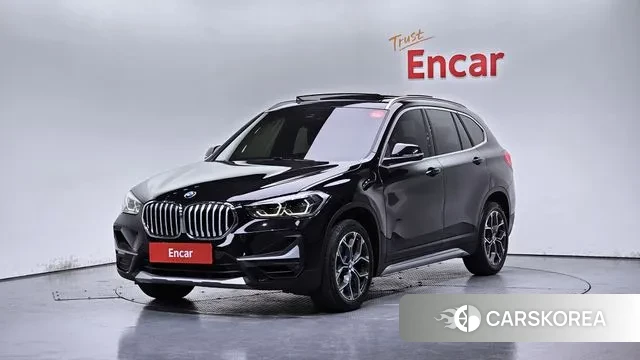 BMW X1 (F48) 2021 Черный из Кореи