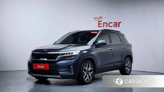 Kia Seltos 2021 Серый из Кореи