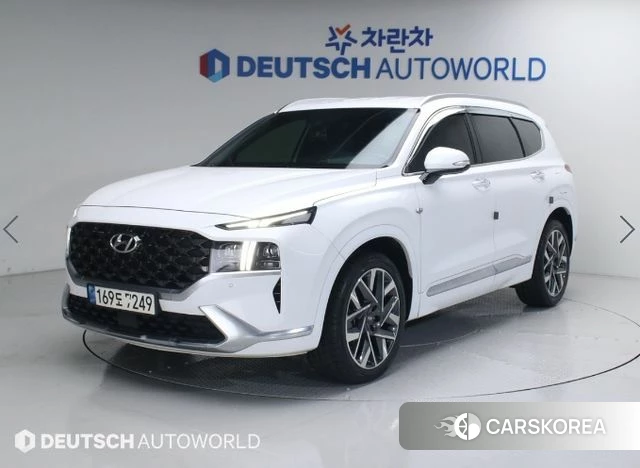 Hyundai The New Santa Fe 2021 Белый из Кореи