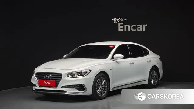 Hyundai Grandeur IG Hybrid 2019 Белый из Кореи