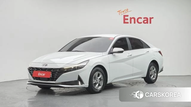 Hyundai Avante (CN7) 2020 Белый из Кореи