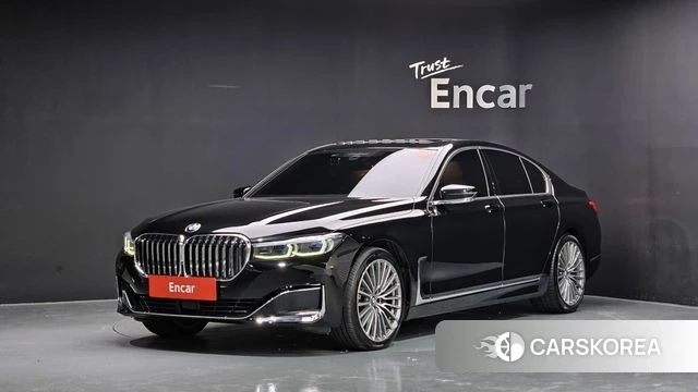 BMW 7 Series (G11) 2021 Черный из Кореи