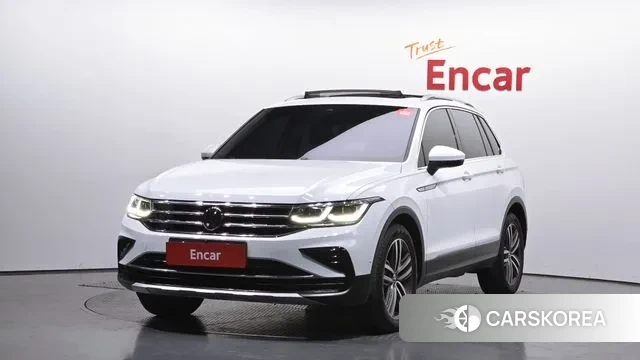 Volkswagen Tiguan second Generation 2023 Белый из Кореи