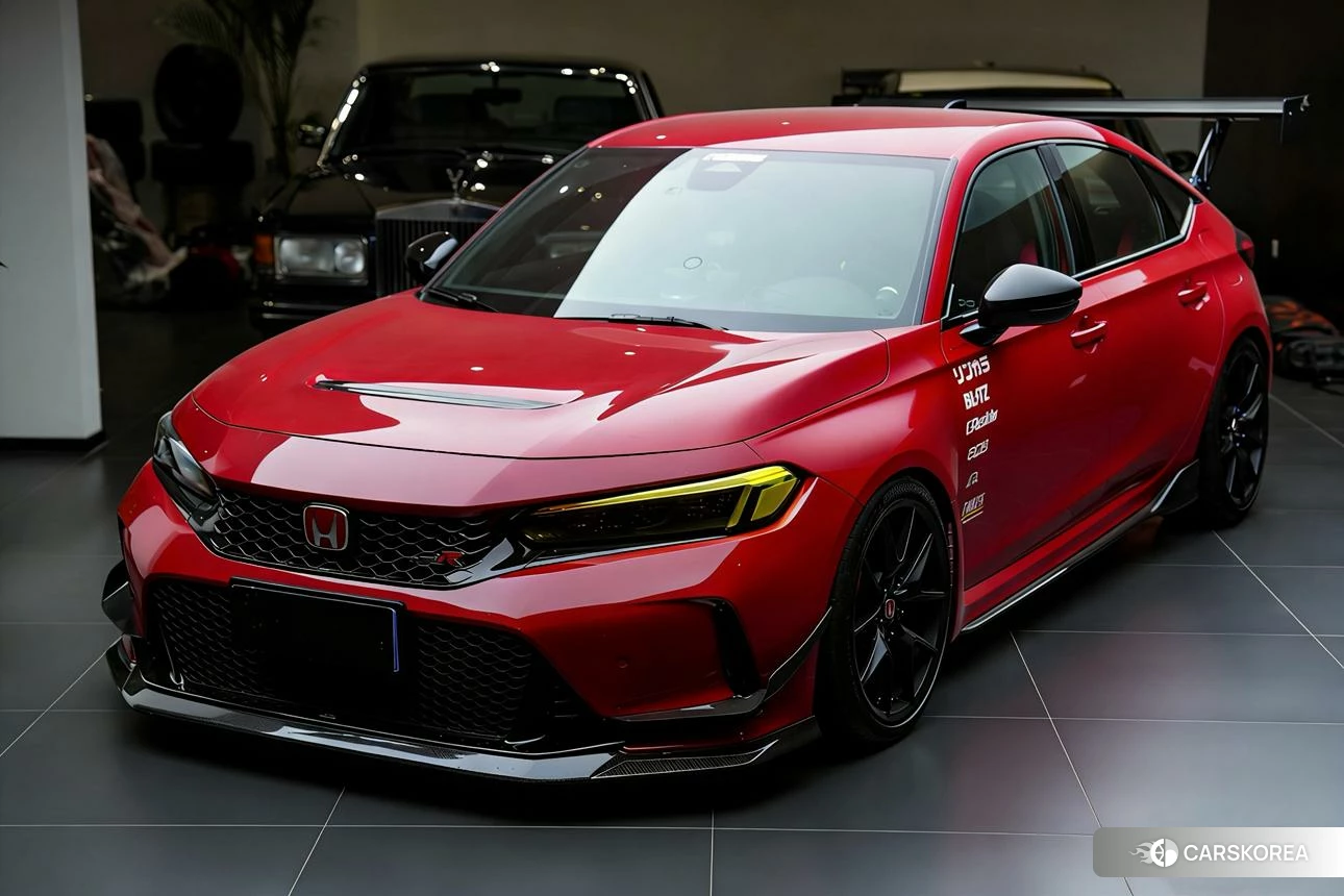 Honda Civic 2022 Красный из Китая