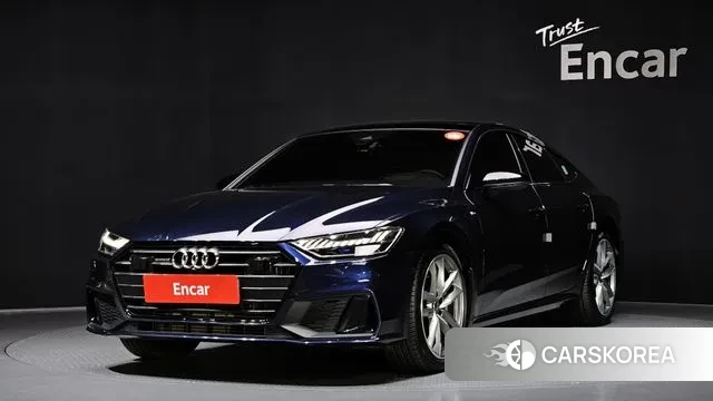 Audi A7 (4K) 2023 Синий из Кореи