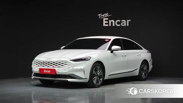 Kia K8 Hybrid 2023 Белый из Кореи