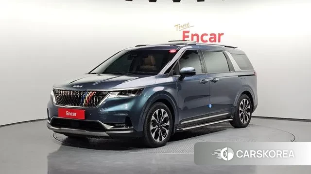 Kia Carnival 4th generation 2023 Небесно-голубой из Кореи