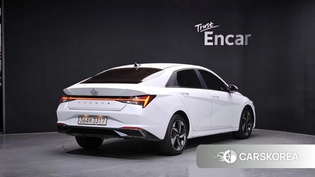 Hyundai Avante (CN7) 2020 Белый из Кореи