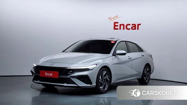 Hyundai The New Avante (CN7) 2025 Серебристо-серый из Кореи