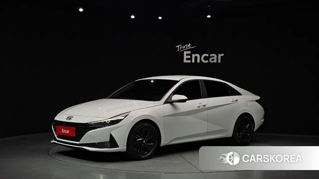 Hyundai Avante (CN7) 2022 Белый из Кореи