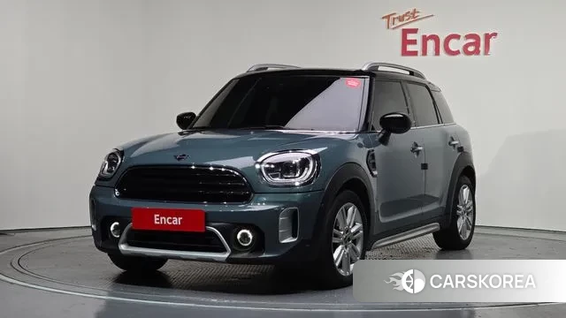 Mini Cooper Countryman 2021 Небесно-голубой из Кореи