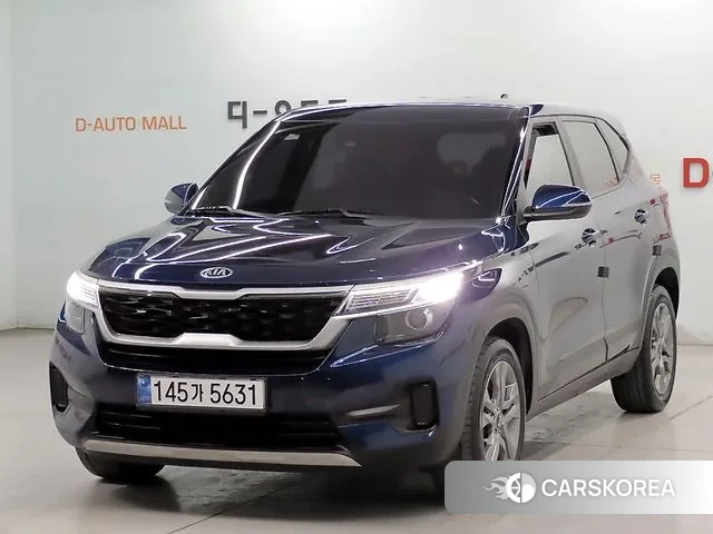 Kia Seltos 2021 Синий из Кореи